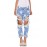 Star Pattern Ripped Boyfriend Jeans